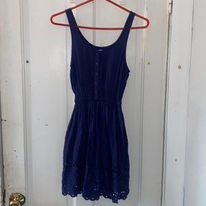 Dark blue dress